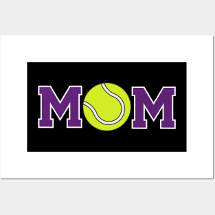 Tennis Mom Purple Posters and Art